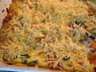 Skani frittata su daržovių mišiniu ir sūriu Žingsnis 5