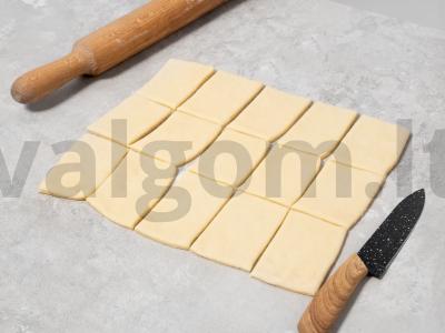 Smėliniai sausainiai su šokoladiniu glajumi Žingsnis 6