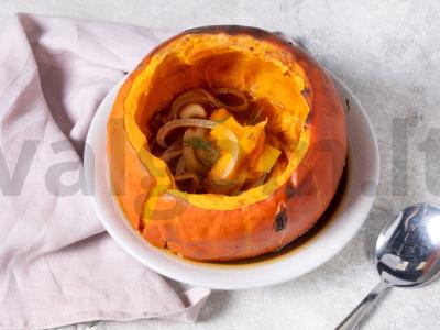 Moliūgų sriuba su sūriu Žingsnis 4