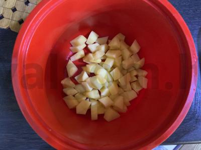 Kvapnus žirnių sriuba su rūkytomis vištienos krūtinėlėmis Žingsnis 3