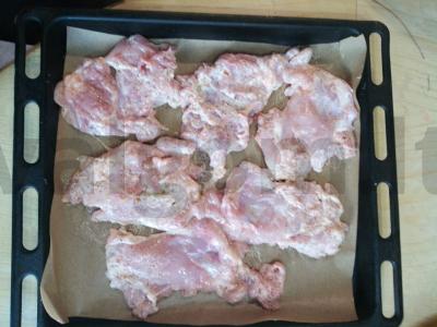 Vištienos filė po sūriu orkaitėje Žingsnis 1