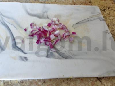 Vitaminų salotos su grietine Žingsnis 4