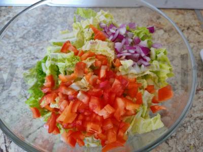 Vitaminų salotos su grietine Žingsnis 5