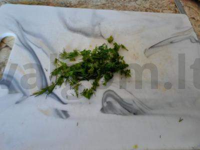 Vitaminų salotos su grietine Žingsnis 8