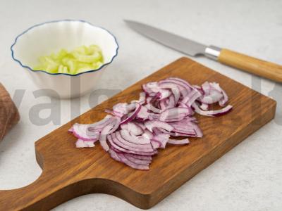 Salotas su nektarinais Žingsnis 3