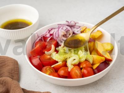 Salotas su nektarinais Žingsnis 5