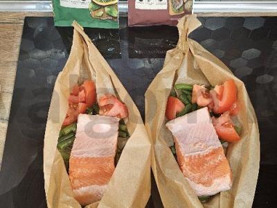 Laivai su upėtakiu ir daržovėmis Žingsnis 2