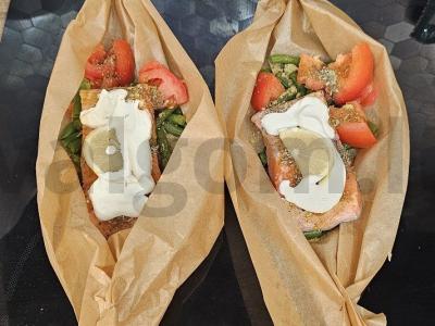 Laivai su upėtakiu ir daržovėmis Žingsnis 4