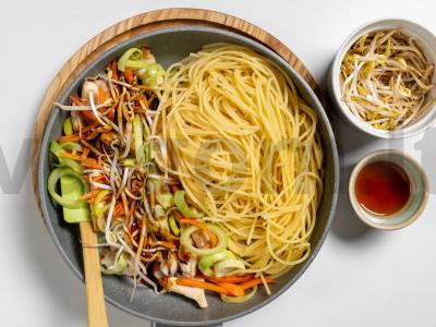 Nudegos su vištiena ir terijaki padažu Žingsnis 4