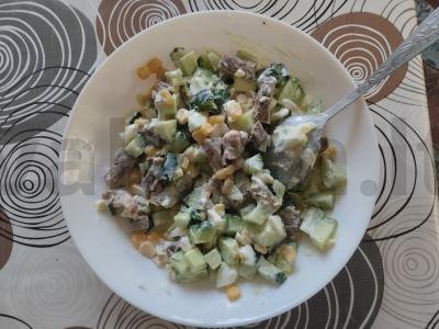 Salotos su virta jautienos liežuviu „Protas atimtas“ pagrindine nuotrauka