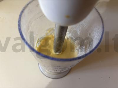 Blynai su kumpiu oro grilyje Žingsnis 3