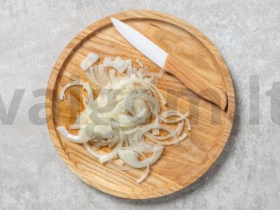 Šviežių kopūstų ir morkų salotos Žingsnis 3