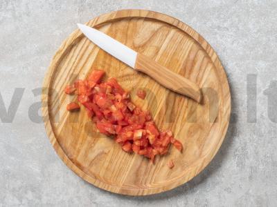 Šviežių kopūstų ir morkų salotos Žingsnis 5