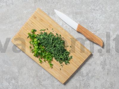 Šviežių kopūstų ir morkų salotos Žingsnis 6