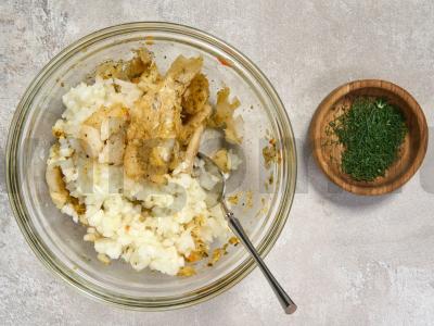 Žuvies pyragas su kefyru Žingsnis 3