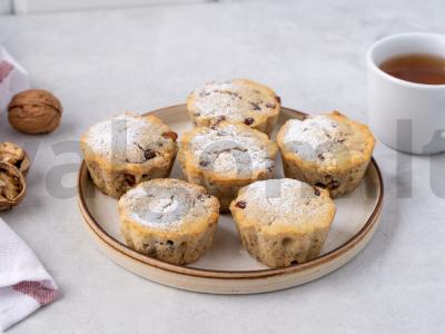 Raisiniai keksiukai silikoninėse formelėse pagrindine nuotrauka