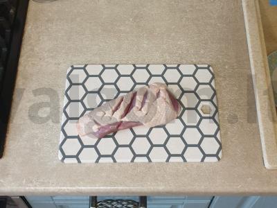 Keptas antis filė citrinos ir apelsinų padaže Žingsnis 3