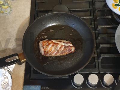 Keptas antis filė citrinos ir apelsinų padaže Žingsnis 4