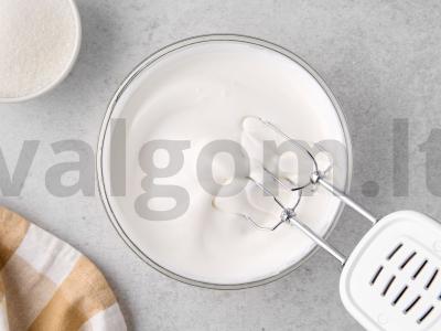 Vaisių trifle su šokoladu ir varškės sūriu Žingsnis 5