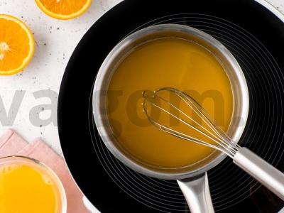 Citrininė panna cotta su apelsinų želė Žingsnis 6