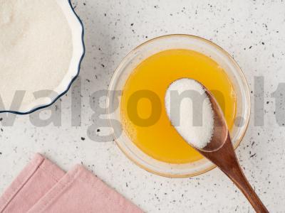 Citrininė panna cotta su apelsinų želė Žingsnis 7