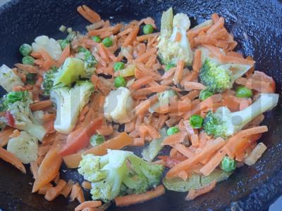 Jautienos steikas su ryžių ir daržovių garnyru Žingsnis 2