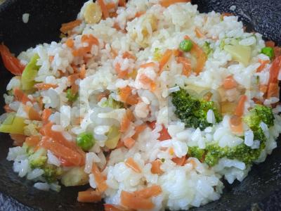 Jautienos steikas su ryžių ir daržovių garnyru Žingsnis 4