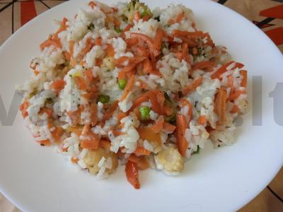 Jautienos steikas su ryžių ir daržovių garnyru Žingsnis 7