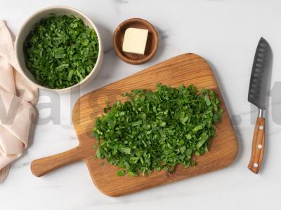 Žaliosios šaltibarščiai su rūgštynėmis Žingsnis 5