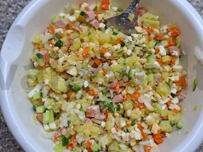 Salotas „Vasaros aromatai“ Žingsnis 3