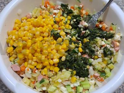 Salotas „Vasaros aromatai“ Žingsnis 4