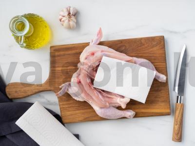 Vištiena tabaka Žingsnis 1