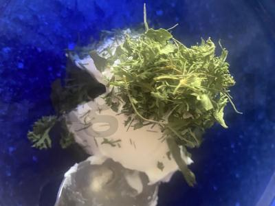 Voliukai su varškės sūriu ir ikrais Žingsnis 7