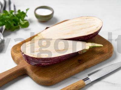 Kriaušė meduje su vištienos krūtinėle ir baklažanais Žingsnis 2