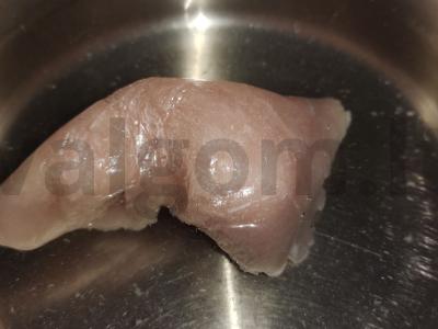 Vištienos krūtinėlės ryžių sriuba su žaliais karčiojo pasta Žingsnis 1