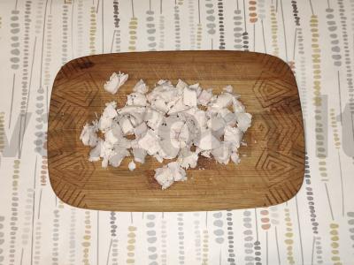 Vištienos krūtinėlės ryžių sriuba su žaliais karčiojo pasta Žingsnis 2