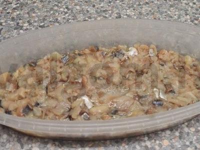 Silkė po šubą su kukurūzais Žingsnis 1