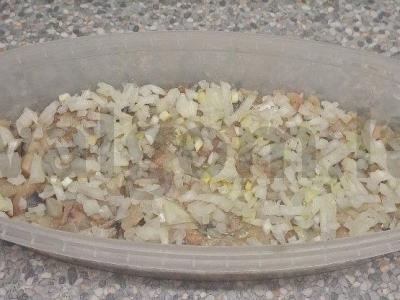 Silkė po šubą su kukurūzais Žingsnis 3