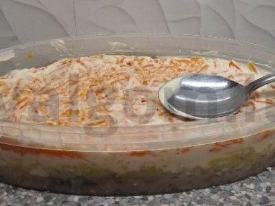 Silkė po šubą su kukurūzais Žingsnis 12