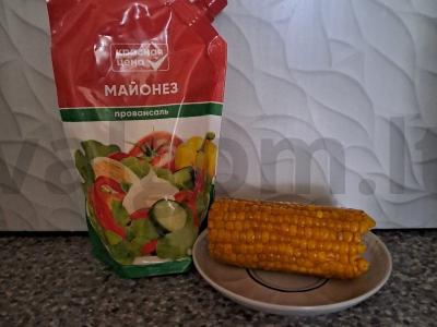 Silkė po šubą su kukurūzais Žingsnis 13