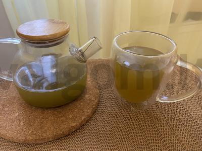 Tonizuojantis matcha arbata su grietinėle Žingsnis 3