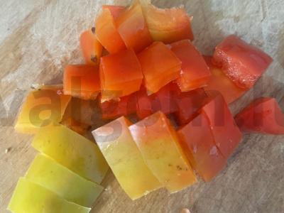 Salotas „Hipnozė“ su raudonuoju svogūnu Žingsnis 2