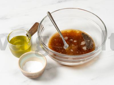 Žąsis „Naujųjų Metų“ su obuoliais Žingsnis 1