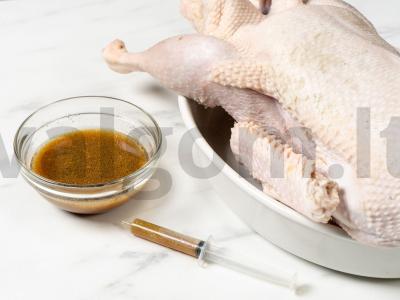 Žąsis „Naujųjų Metų“ su obuoliais Žingsnis 2