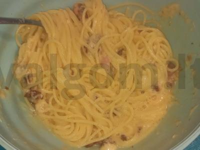 Pasta „Karbonaara pagal itališkai“ Žingsnis 14