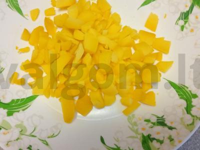 Salotos su rūkytomis lašišomis ir bulvėmis Žingsnis 1