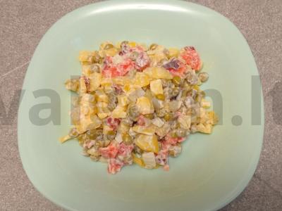 Salotos su rūkytomis lašišomis ir bulvėmis Žingsnis 6