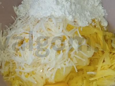 Bulvių blynai su sūriu Žingsnis 5