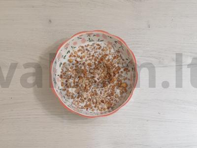 Müsli su džiovintomis abrikosais ir šokoladu Žingsnis 3