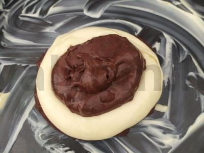 Zebro pyragas su grietine Žingsnis 8